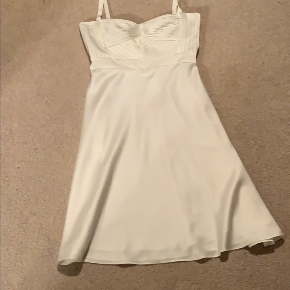 Off white dress .  Size 10. Knee length